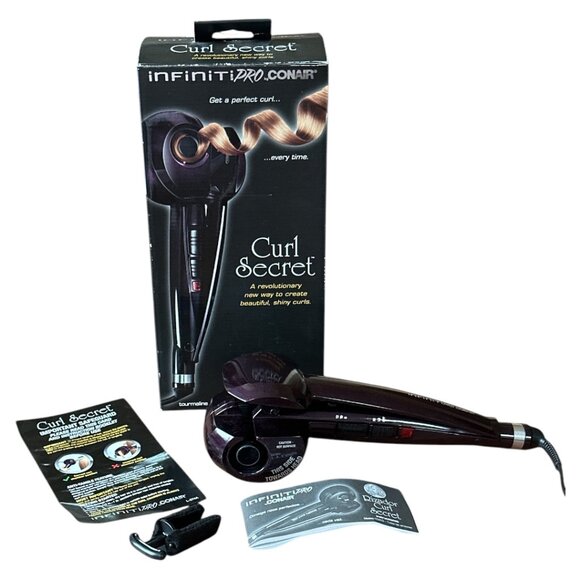 InfinitiPro By Conair Curl Secret Curling Iron, Hair in, Curl out - Picture 1 of 17
